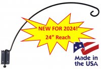 5 Position Adjustable Wall Hanger - 24" Reach