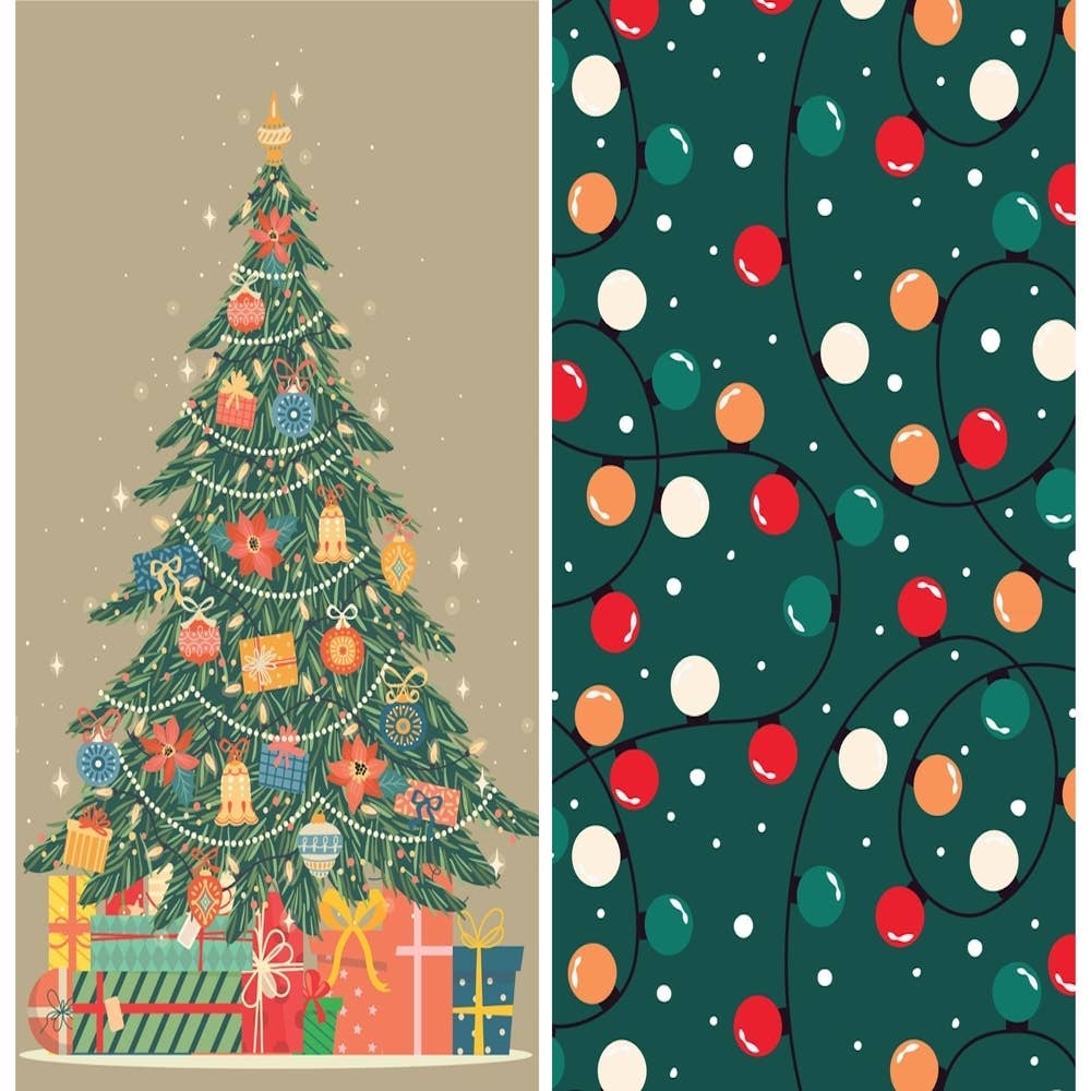 Christmas Deck the Halls - Kitchen Dish Towel & Hand towel