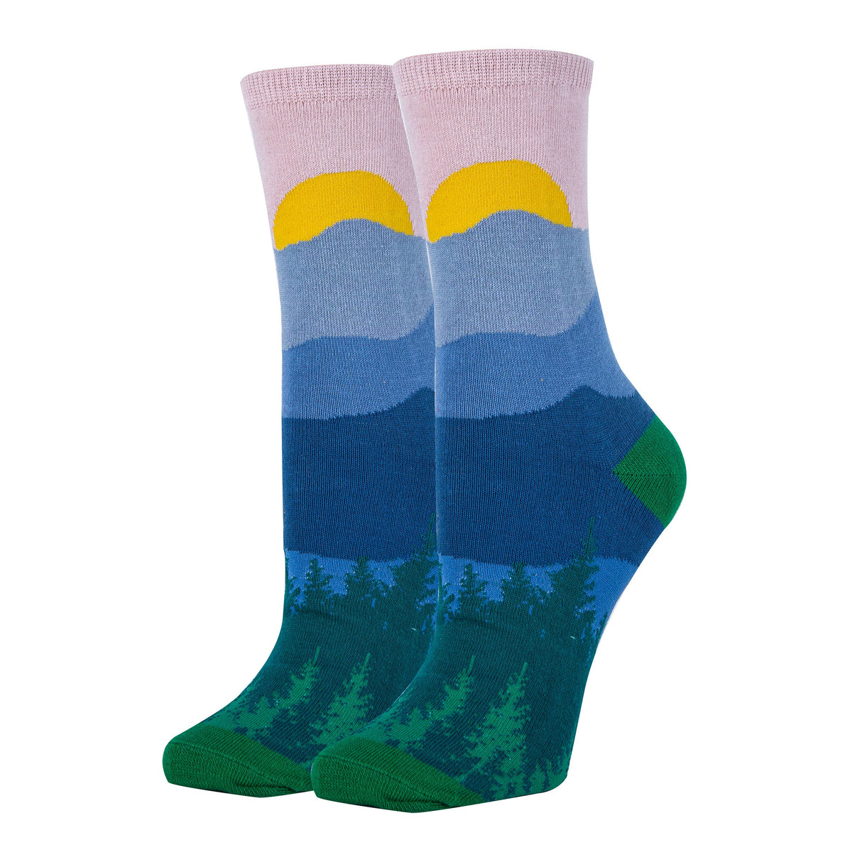 The Trail | Women's Funny Crew Socks