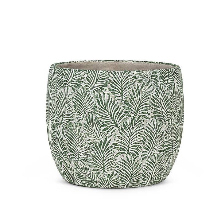 Green Leaf Planter 7"