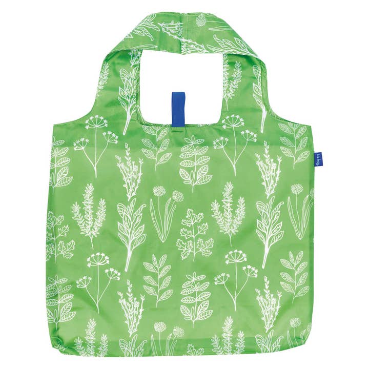HERBS GREEN blu Bag Reusable Shopper Tote
