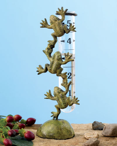 Frog Rain Gauge