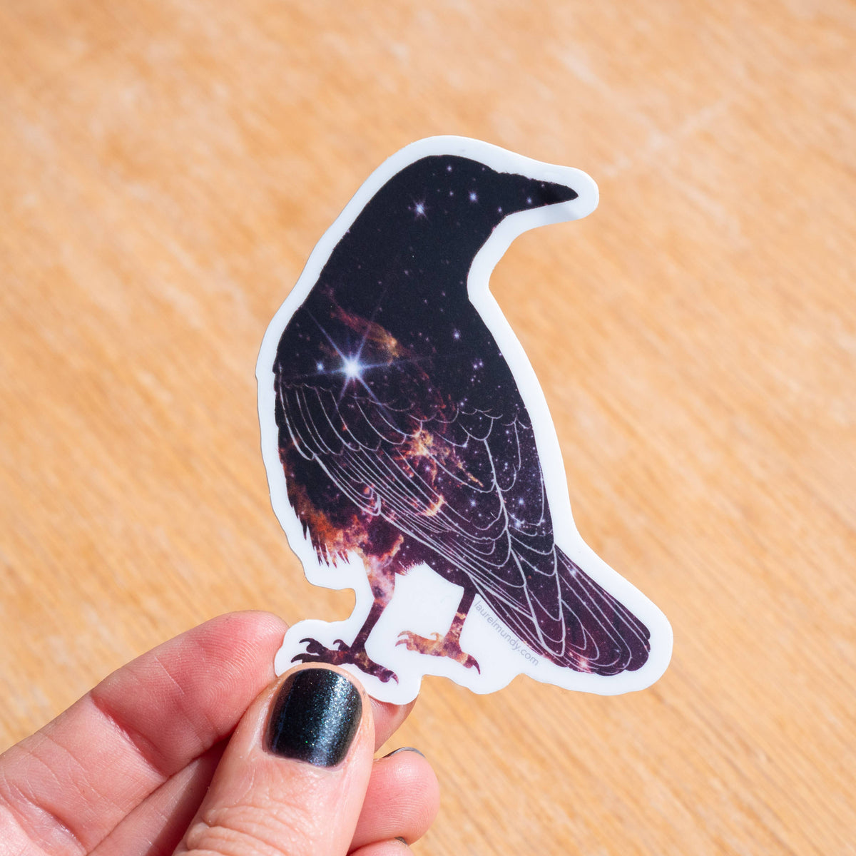Cosmic Crow Sticker