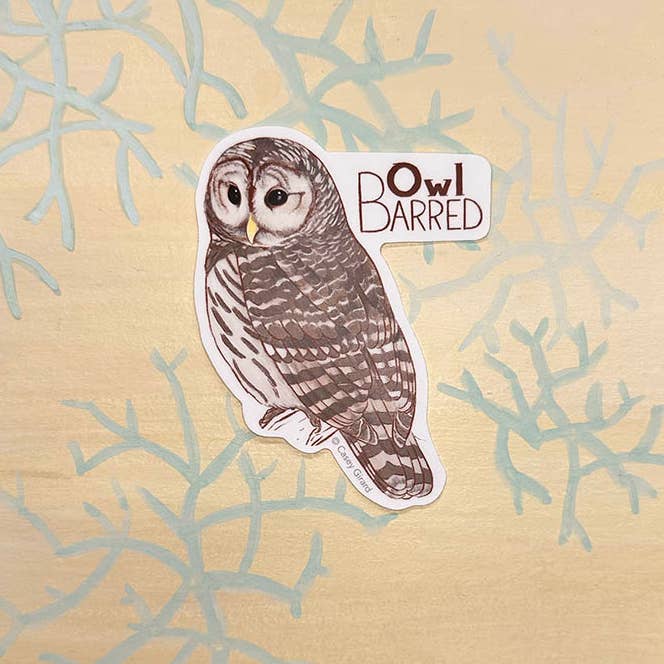 Barred Owl Sticker