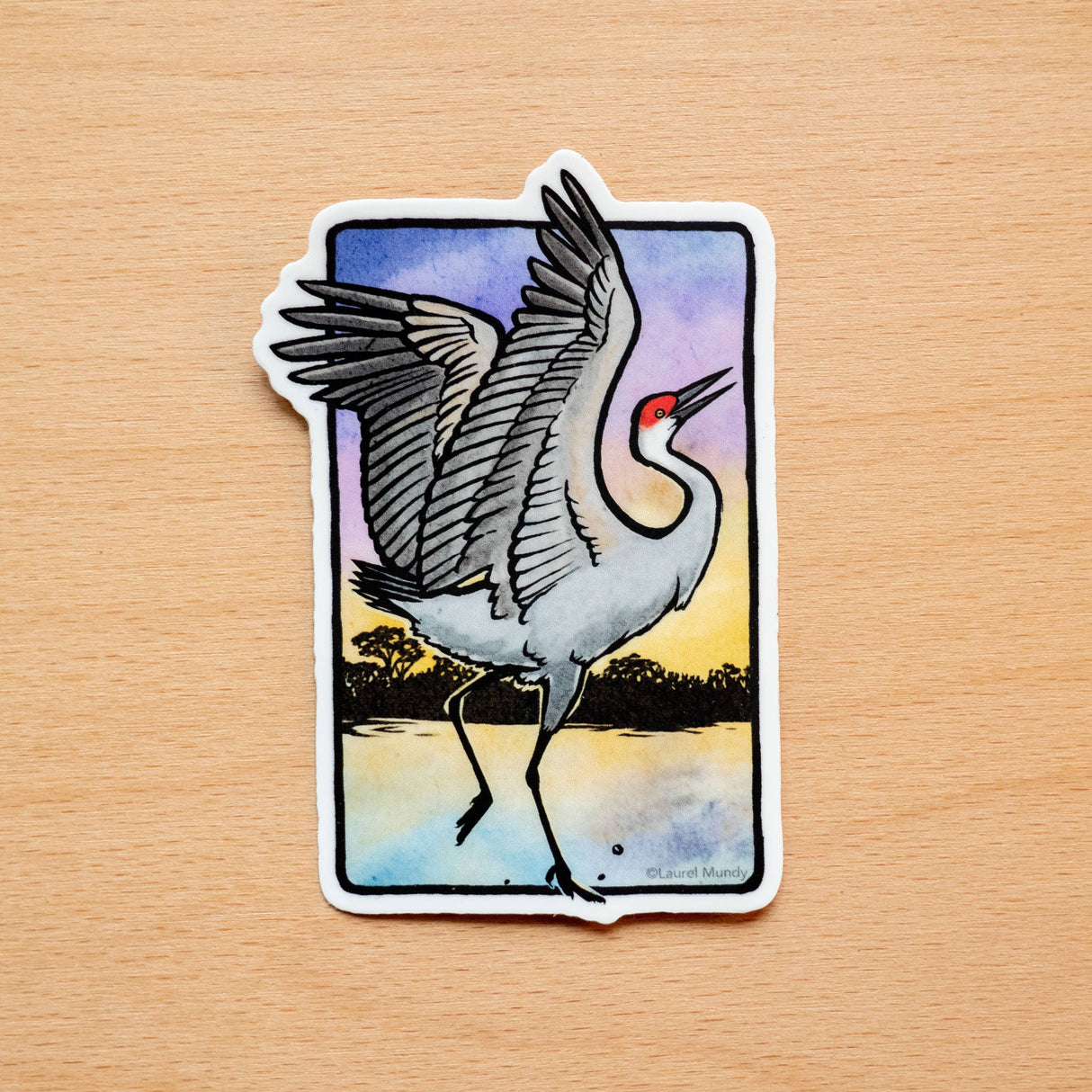 Sandhill Crane Sticker
