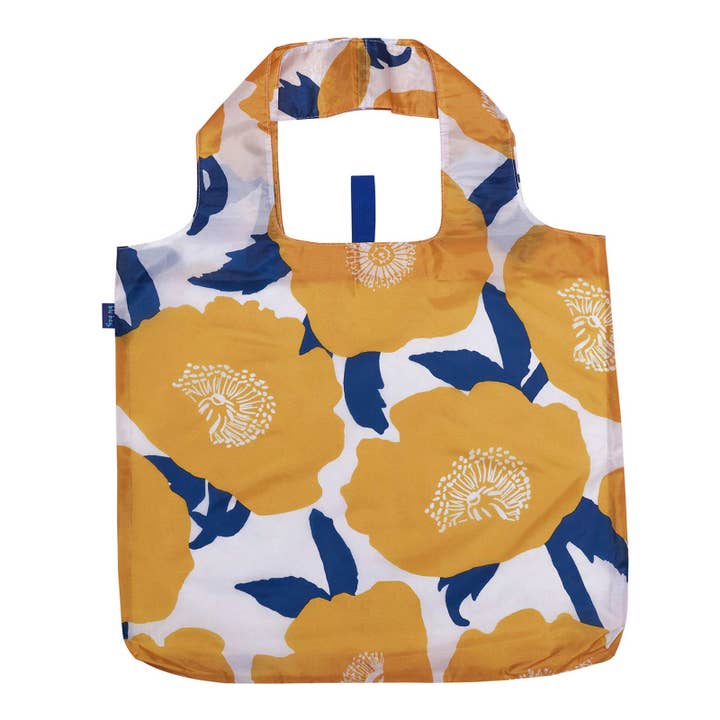 Poppies Blu Bag Reusable Shopper Tote