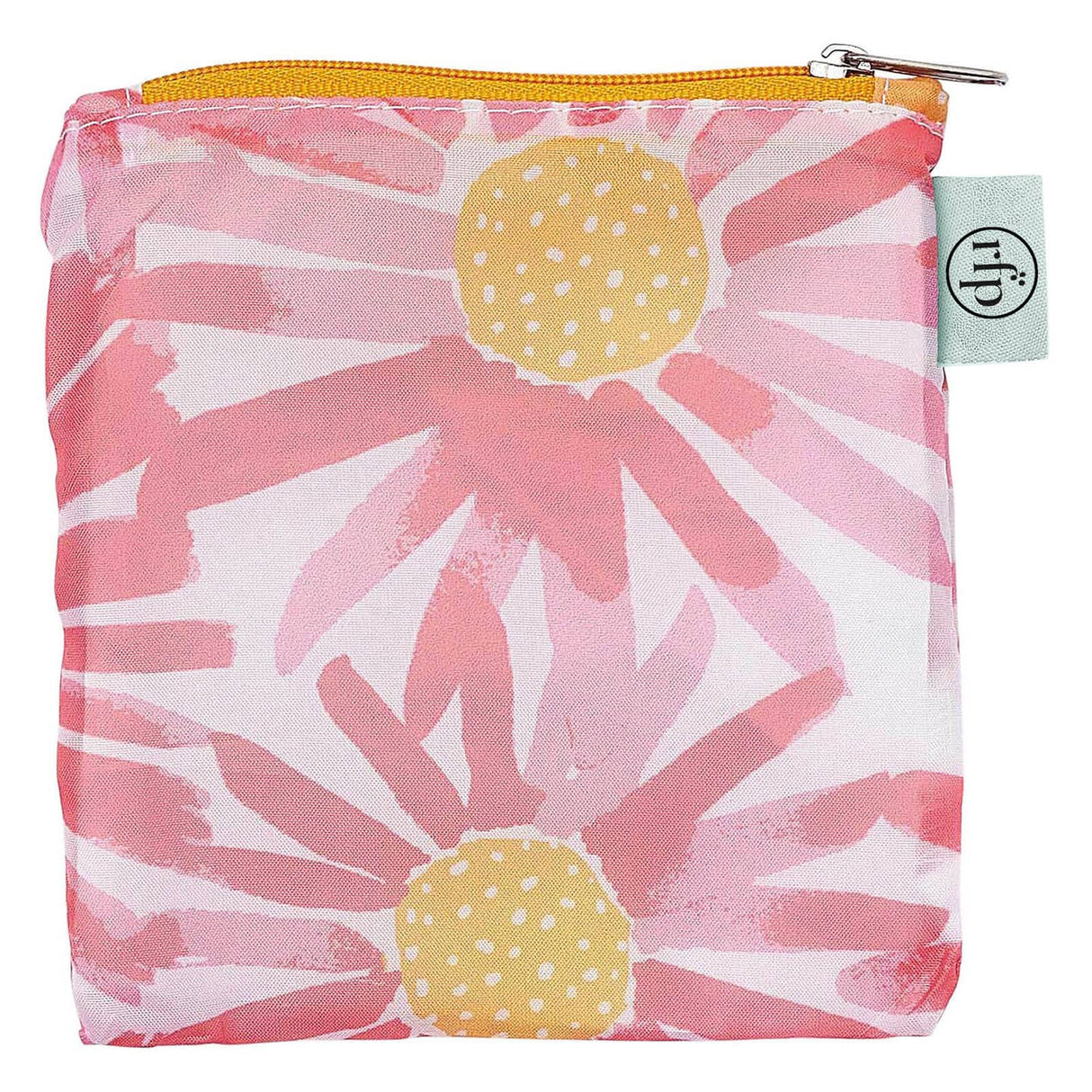 Pink Daisies Reusable Shopper Blu Bag