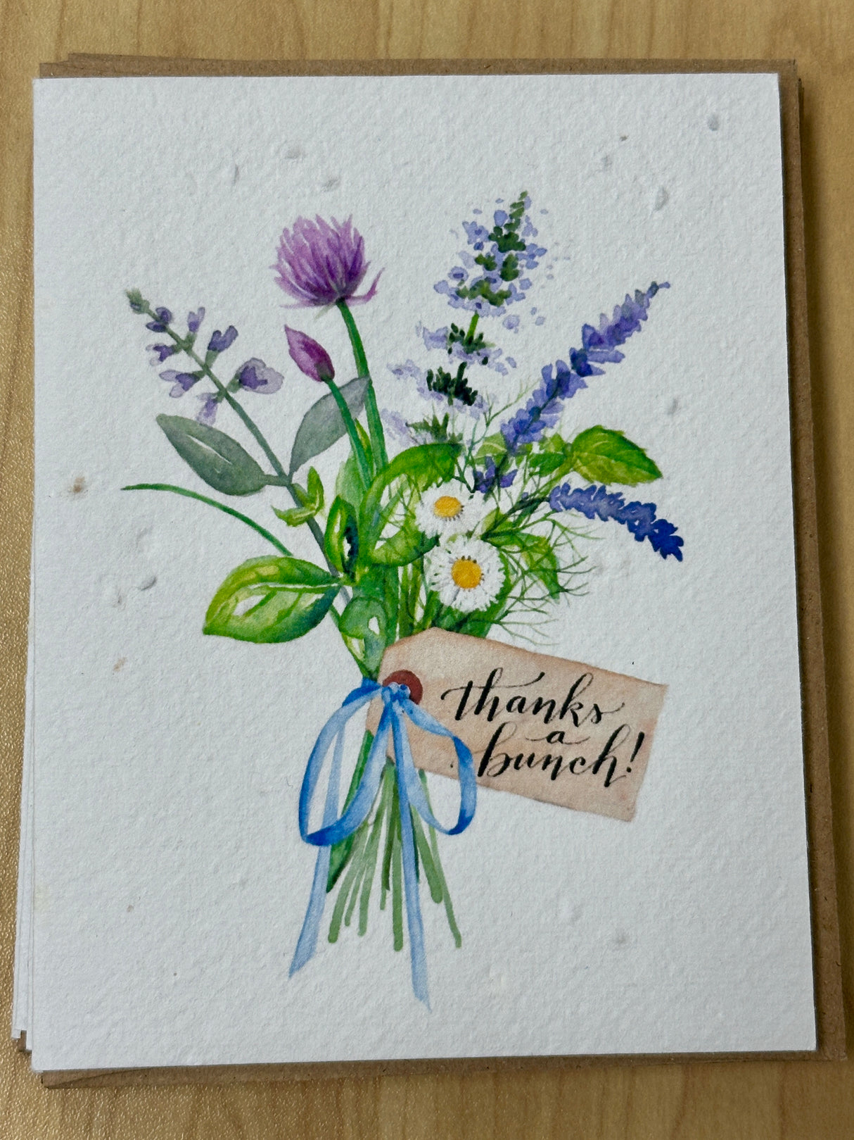 Thanks A Bunch Seed Card Wellness Mix