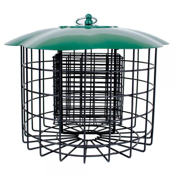 Squirrel Deafeater Double-Suet Caged Feeder