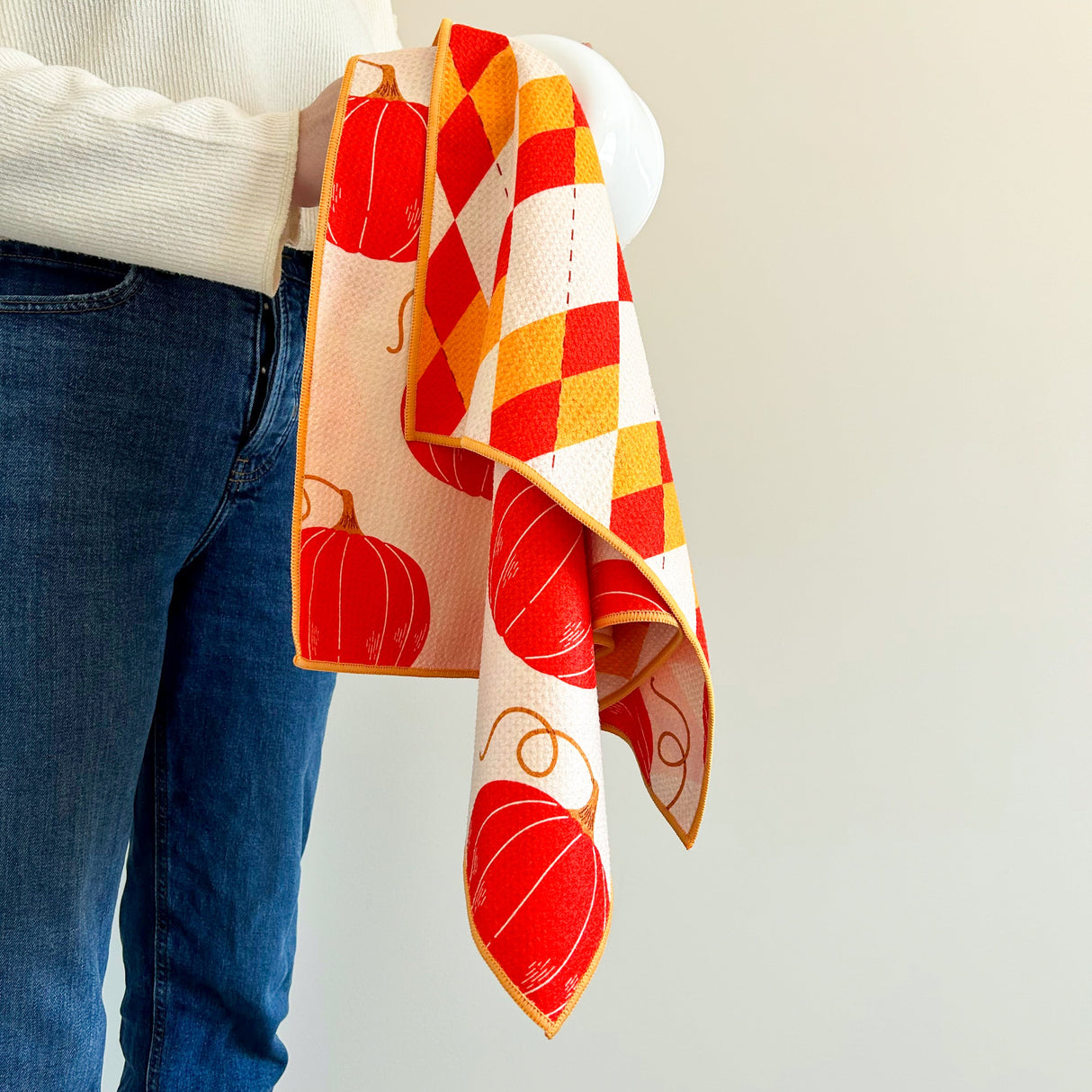 Pumpkins - Kitchen Dish Towel & Hand Towel
