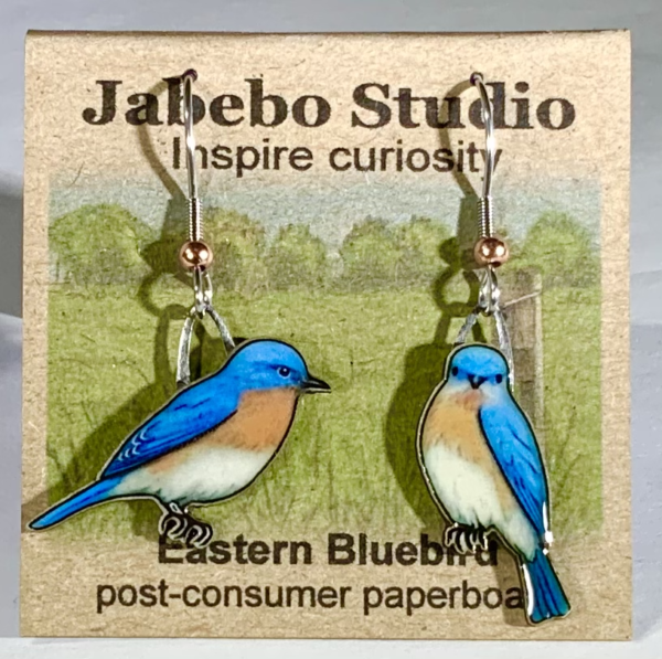 Eastern Bluebird Earrings
