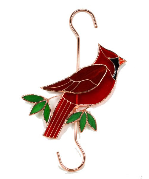 Stained Glass Bird Hook