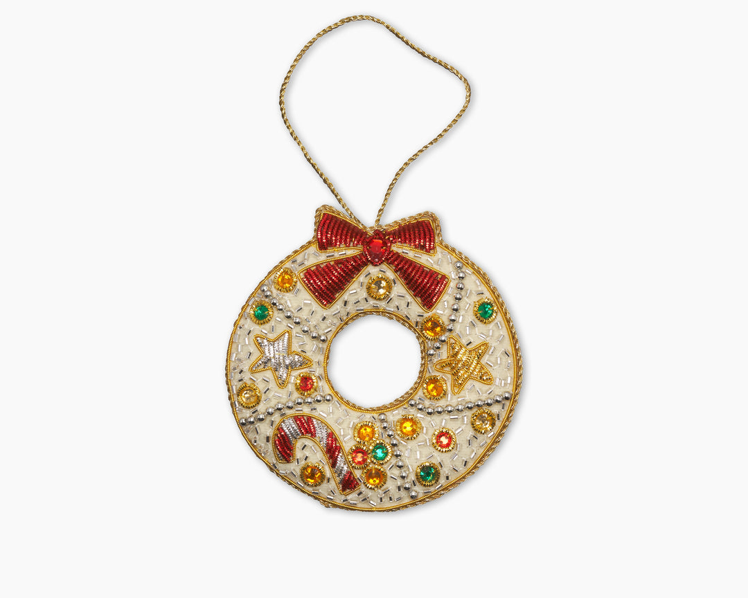 Ribbon Wreath Ornament