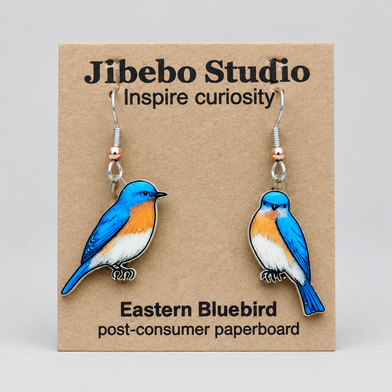 Eastern Bluebird Earrings