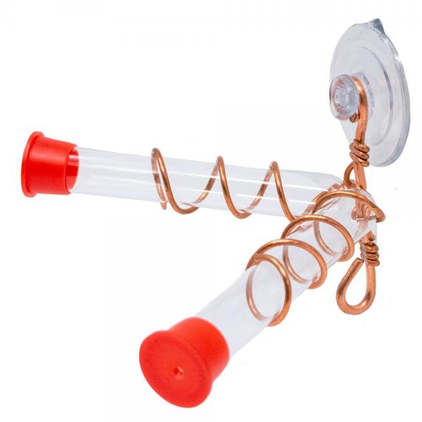 Window Feeder Two Tube Hummingbird Feeder