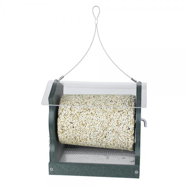 Recycled Green Seed Cylinder Feeder