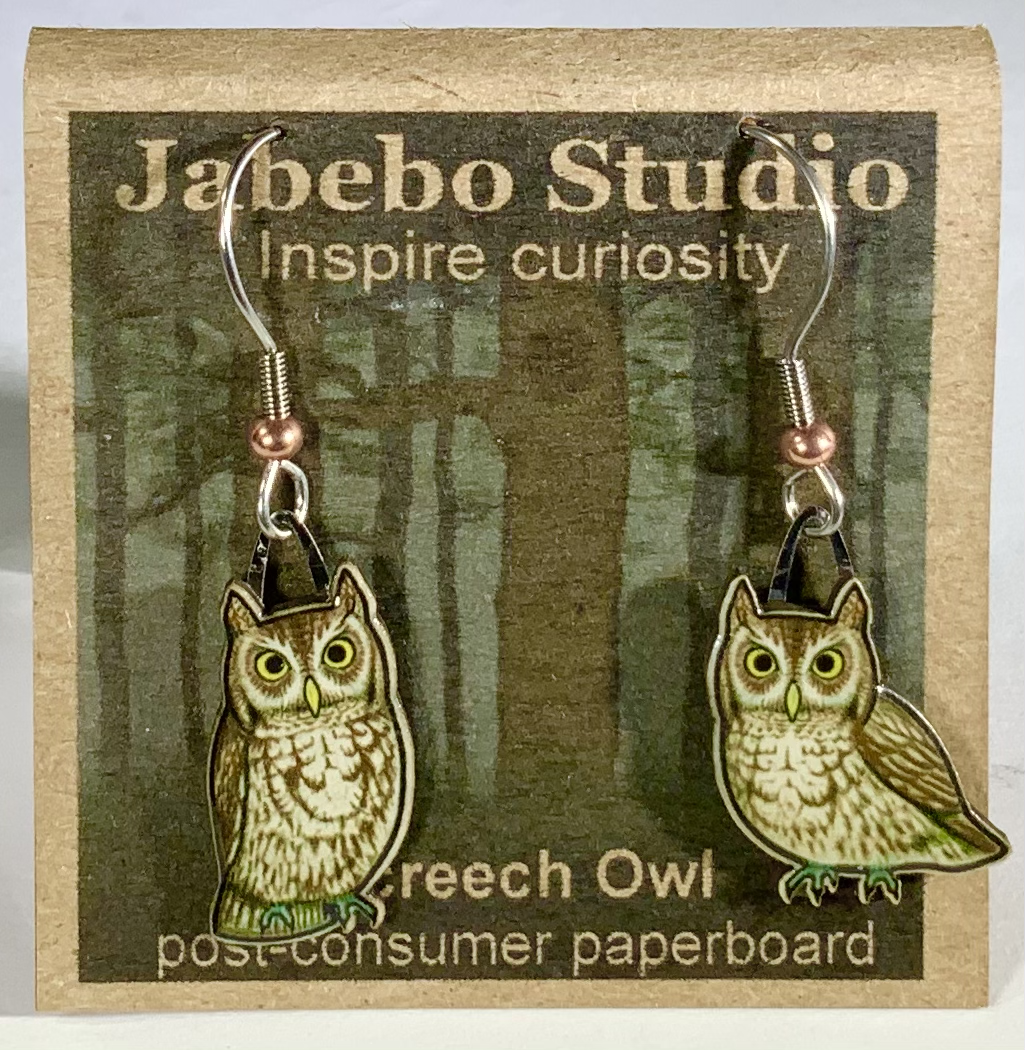 Screech Owl Earrings