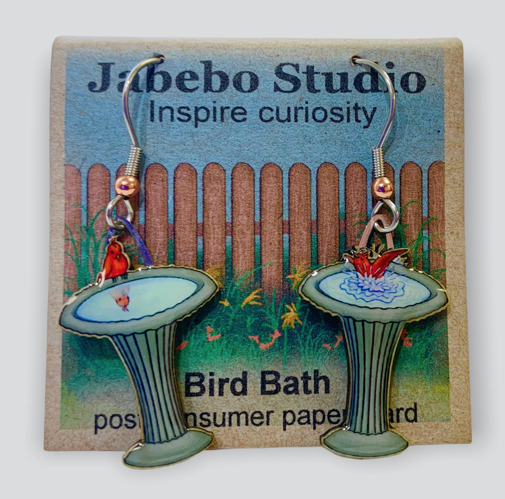 Bird Bath Earrings