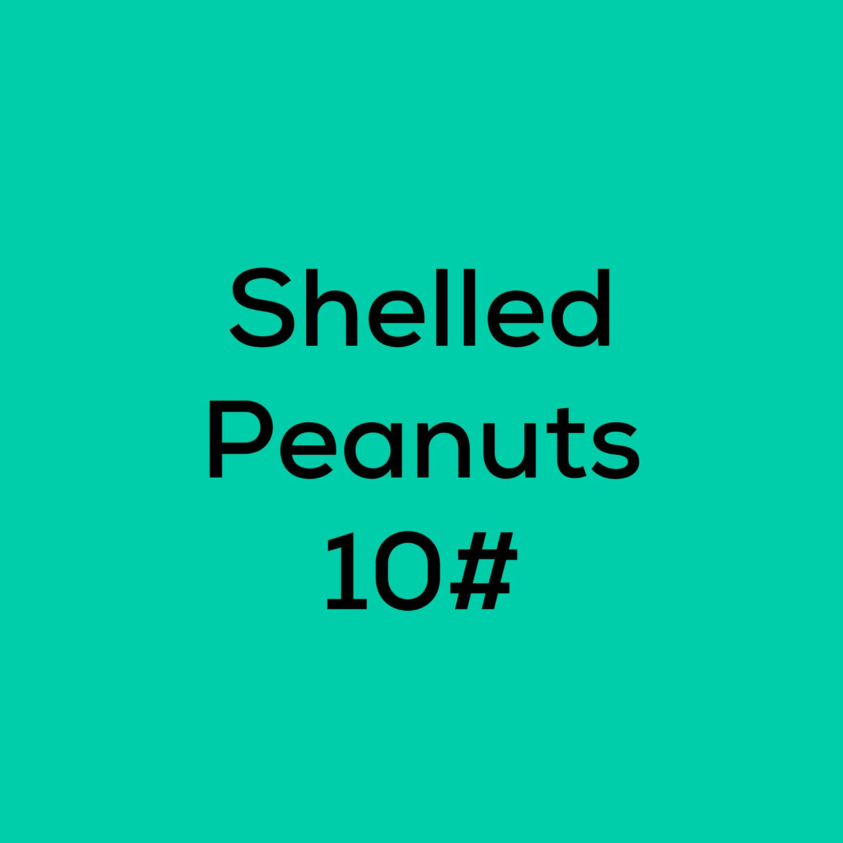 Shelled Peanuts 10#