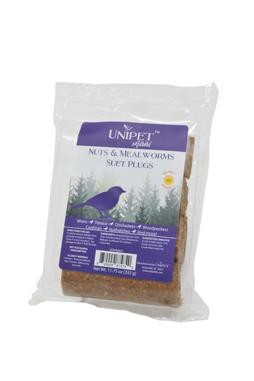 Nuts & Mealworms Suet Plugs