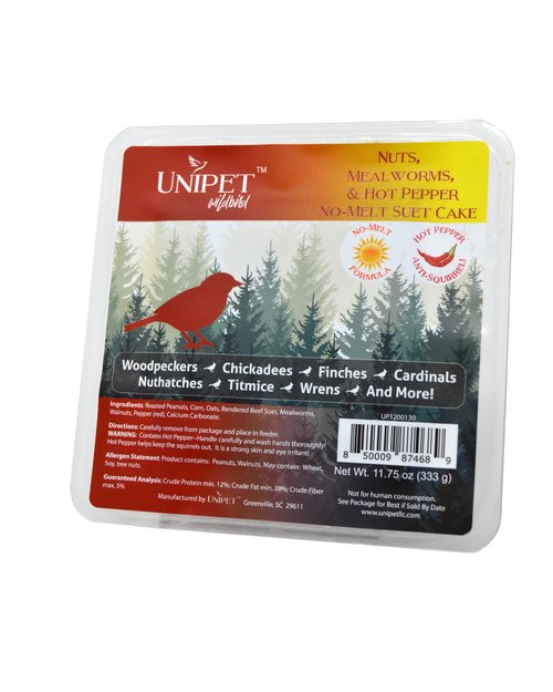 Nuts & Mealworms Hot Pepper No-Melt Suet