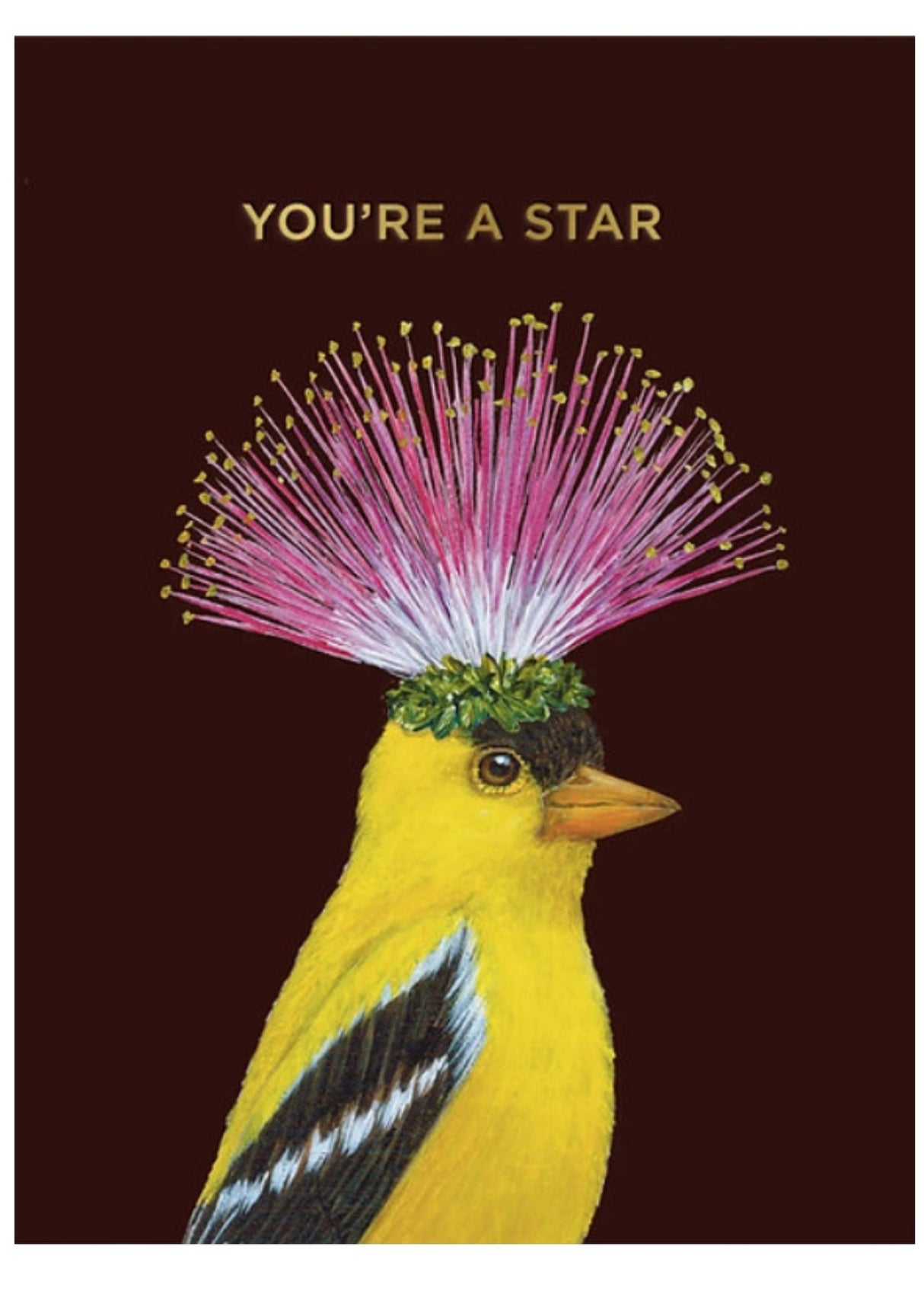 You're a Star Goldfinch Card