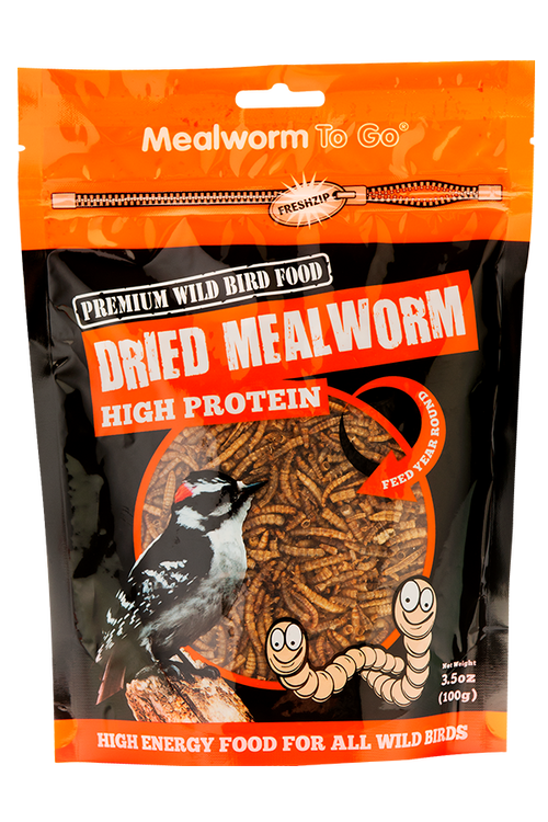 Mealworm To Go® Dried Mealworms - 3.5 oz