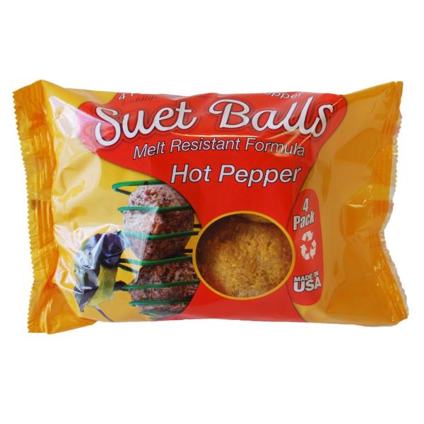Hot Pepper Suet Balls 4 Pack