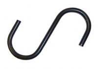 Black S-Hook - 4"