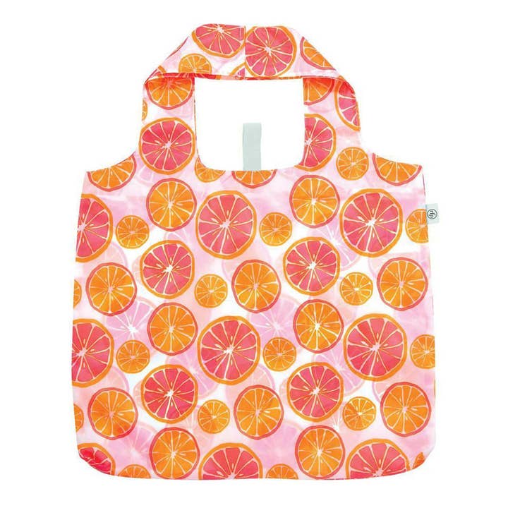 Citrus Red Reusable Shopper Blu Bag