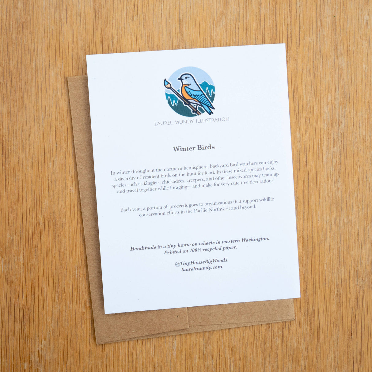 Winter Birds Greeting Card