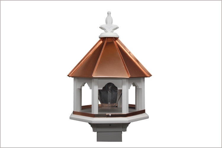 Octagon Feeder with Copper Roof