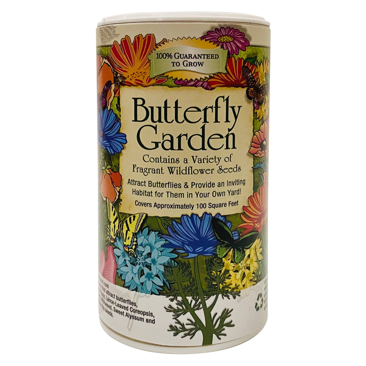 Butterfly Shaker Garden Can Seed Kit