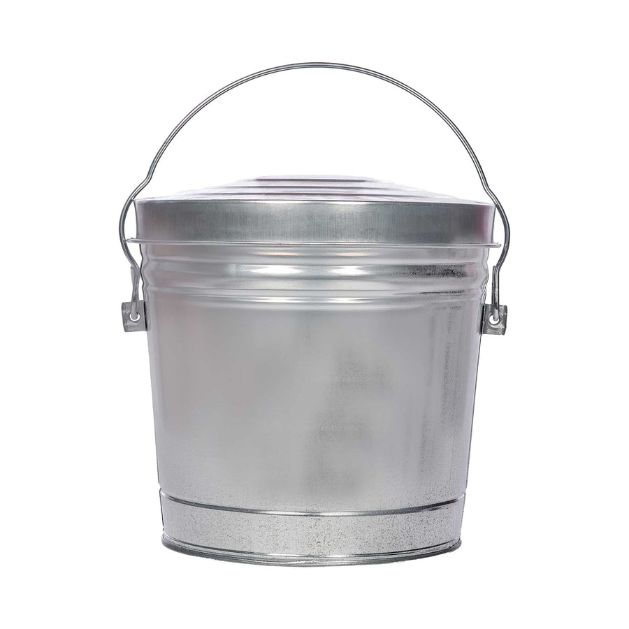 6 Gallon Galvanized Seed Can Locking Lid