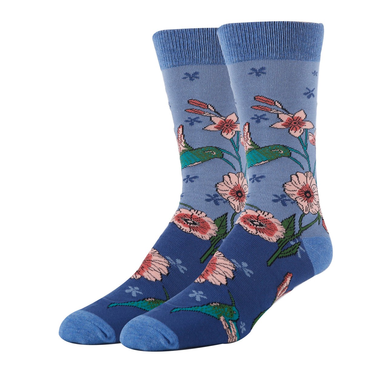 Humming Hmm | Men's Floral Premium Cotton Crew Socks