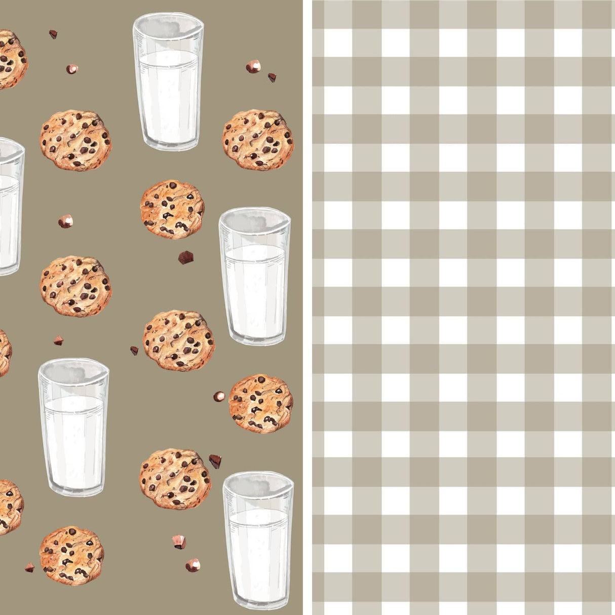 Cookies & Milk - Kitchen Dish Towel & Hand towel