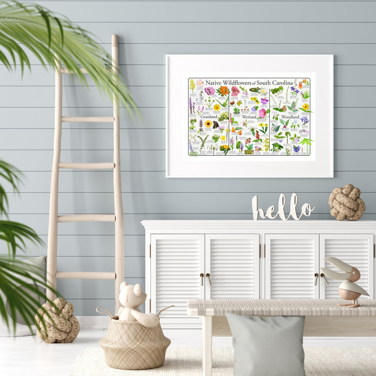 South Carolina Wildflowers Poster 16x24
