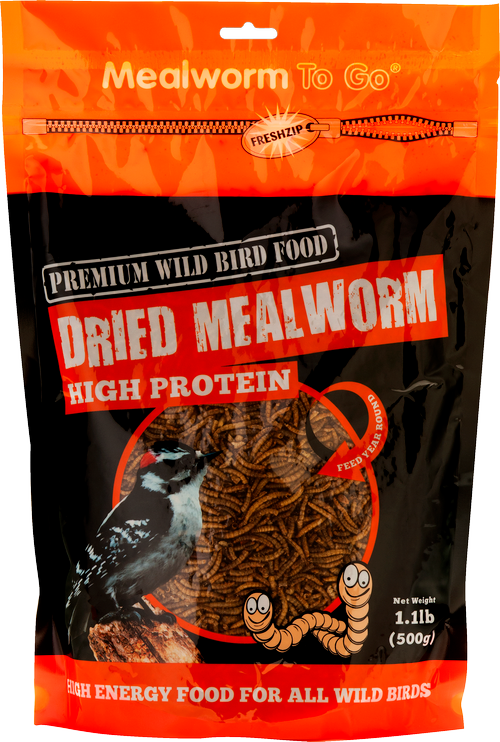 Mealworm To Go® Dried Mealworms - 1.1lb