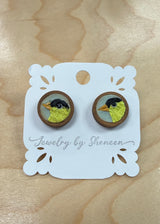 Handmade Bird Stud Earring