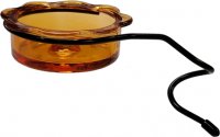 Quick Connect Glass Dish For 1" Poles
