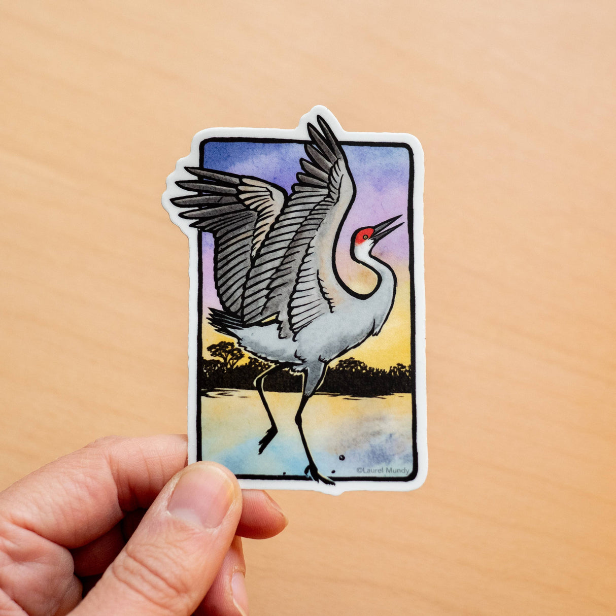 Sandhill Crane Sticker