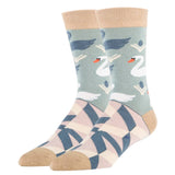 Black Swan | Men's Premium Cotton Crew Dress Socks