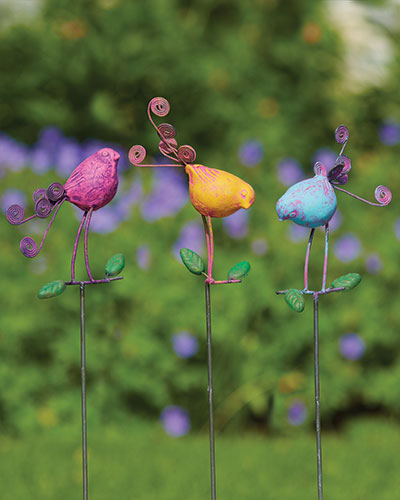Bird Garden Stake