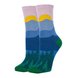 The Trail | Women's Funny Crew Socks