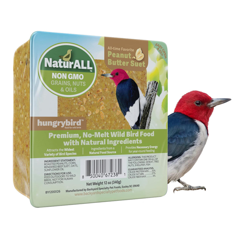 NaturAll Peanut Butter Suet Cake 12oz