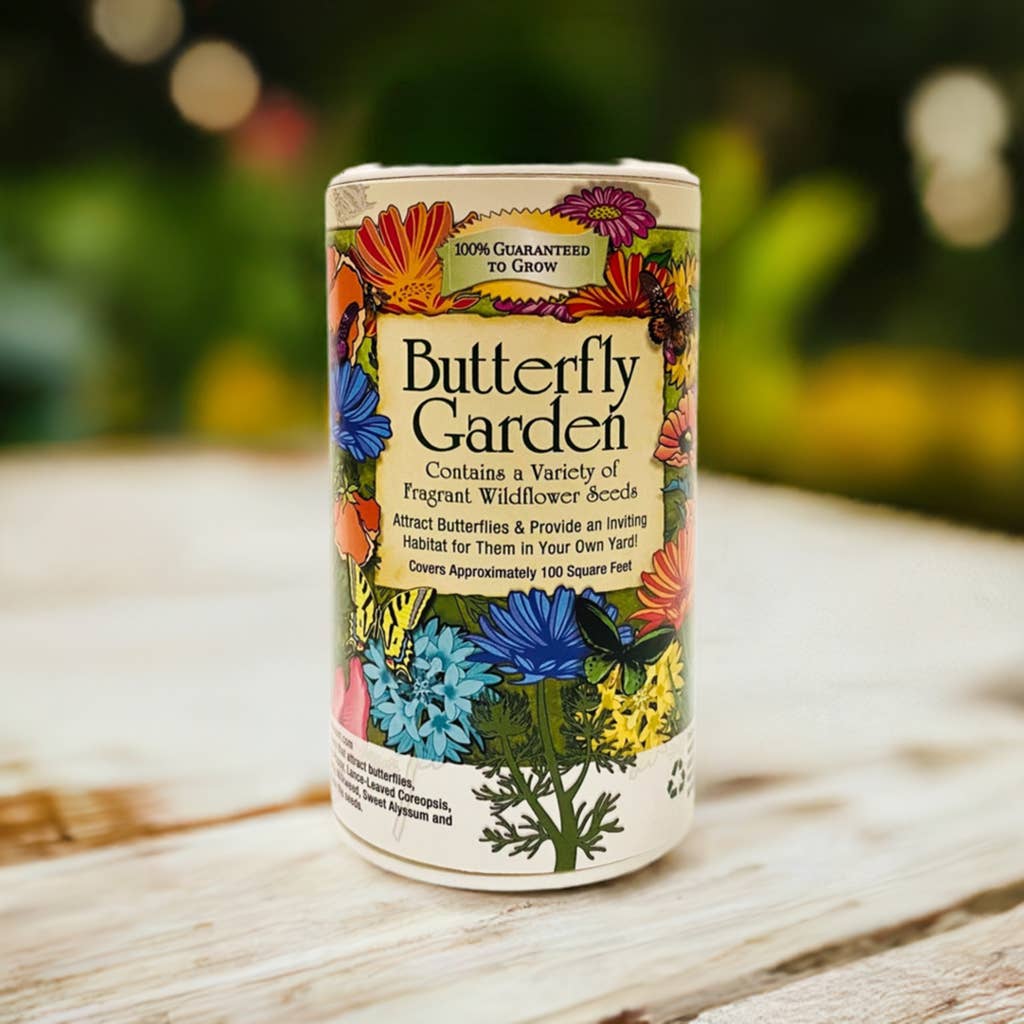 wildflower seed shaker Gifts That Bloom Butterfly Garden Shaker Can