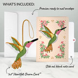 5x7" Serene Hummingbird Heartfelt Charm Card™