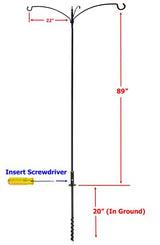 Extended Reach 3 Arm Pole Hanger