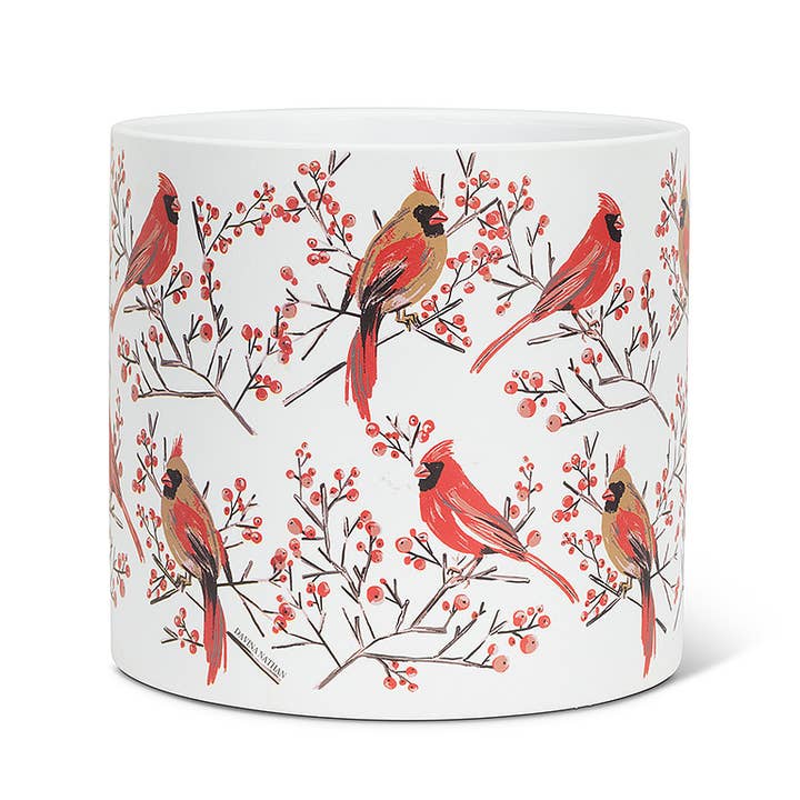 Lg Cardinal Pair Planter