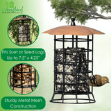 Small Copper Suet Log Feeder